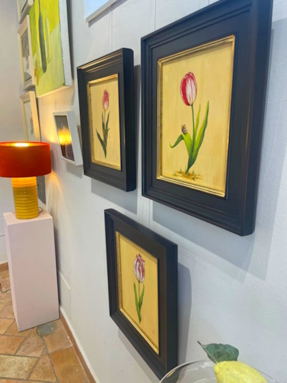 Three Dutch Tulips in&nbsp;Tuscany